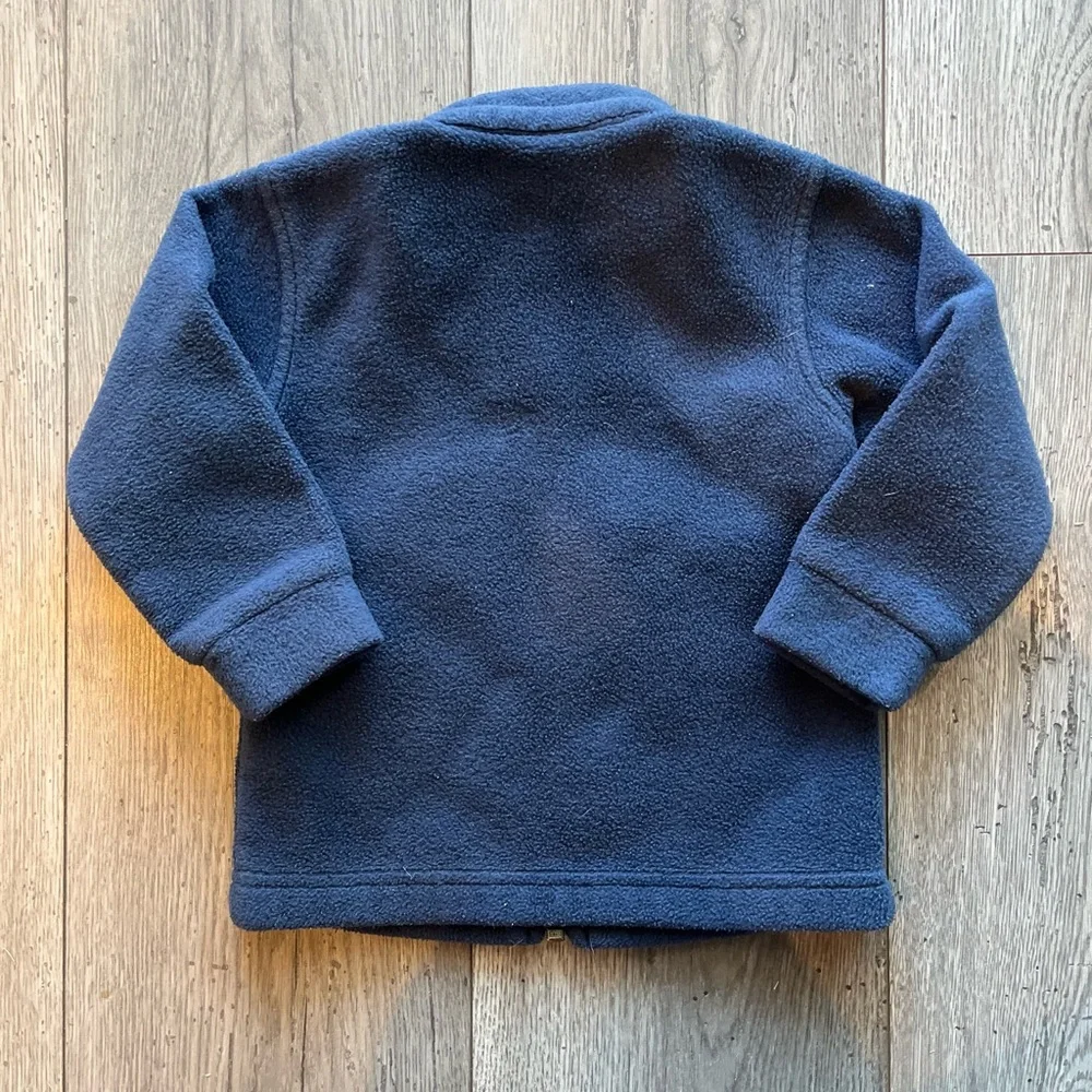 Columbia Toddler Boy’s Lightweight Fleece Full Zip Up Jacket Navy Blue 2T